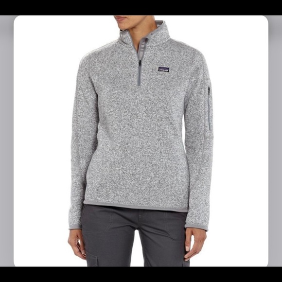Patagonia Sweaters - Patagonia L 1/4 zip better sweater grey new!